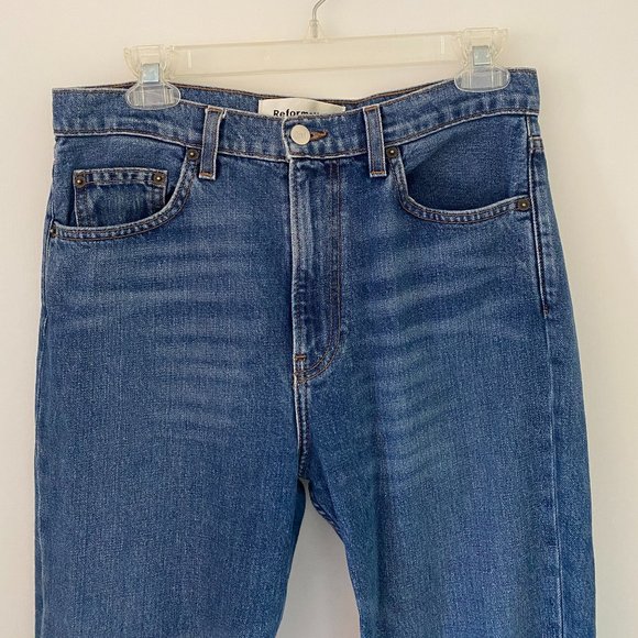 Reformation Julia High Waist Cigarette Jeans - Picture 4 of 9